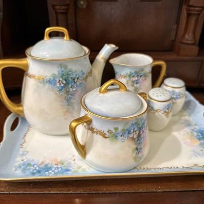 Antique German Bavaria china tea set