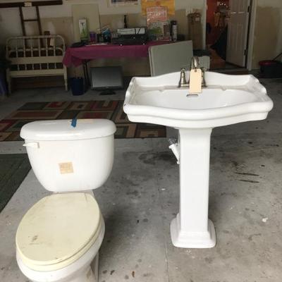 toilet $20 sink $95