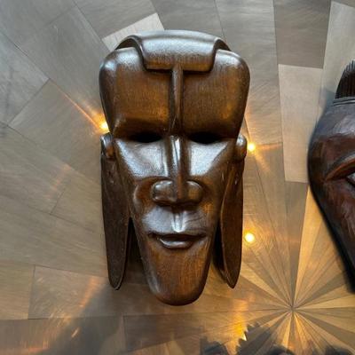 African carved masks 