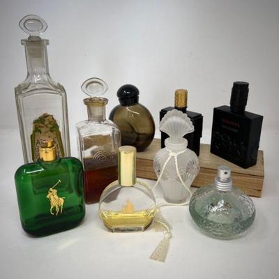 Perfume Bottles and Other Vintage Items including POLO