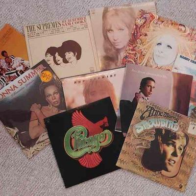 Records * Some Vintage + Eclectic Genre Mix + 2 Posters (14 Items)

