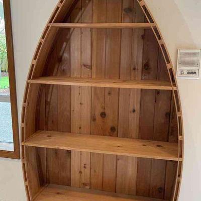 Rowboat Wooden Bookcase
