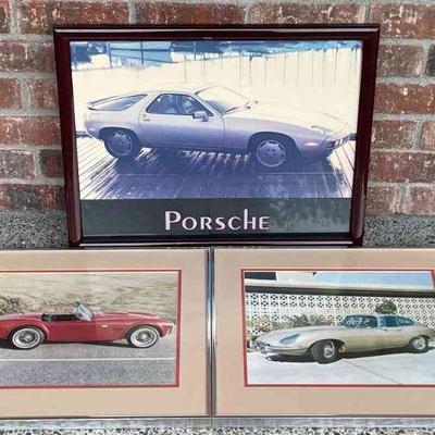 Vintage Porsche Framed Photos
