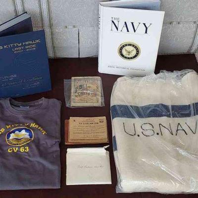 US Navy * USS Kitty Hawk * War Ration Books & More
