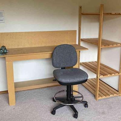 Workbench * Shelf * Adjustable Chair
