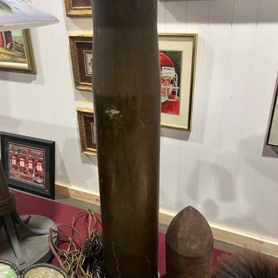 Large military artillery shell