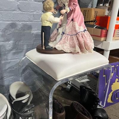 Lucite bench