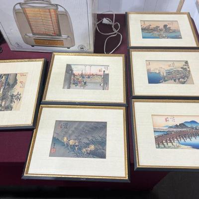 Hiroshige woodblock prints