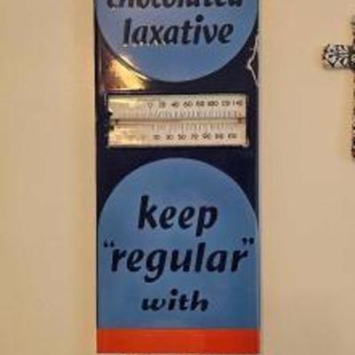 #3040 â€¢ Porcelain Ex-Lax Thermometer
