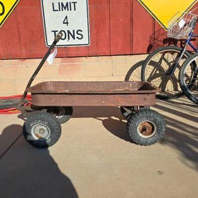 #2554 â€¢ Vintage Radio Flyer Wagon
