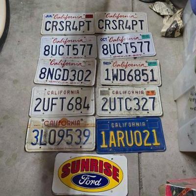 #2098 â€¢ License Plate Collection
