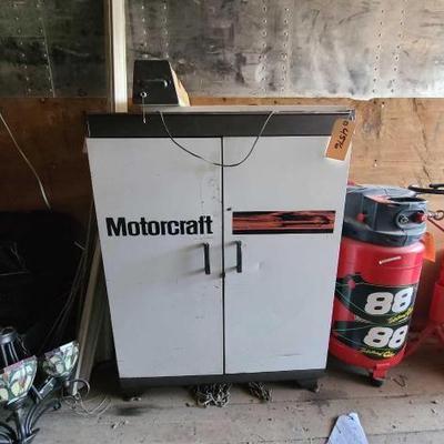 #4516 â€¢ Motorcraft Storage Cabinet with Light
