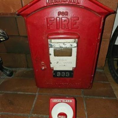 #3020 â€¢ Gamewell Fire Alarm Box and Fire Alarm
