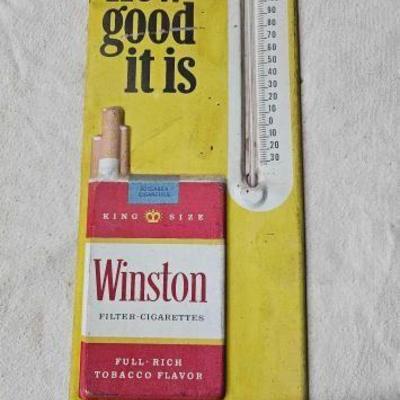 #2324 â€¢ Winston Cigarettes Thermometer
