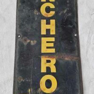 #2330 â€¢ Ranchero Belen N.M. Single Sided Painted Sign
