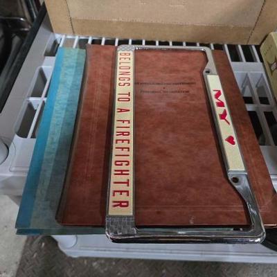 #2078 â€¢ San Bernardino Fire Department Personal Information San Bernardino Maps and License Plate Cover
