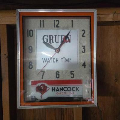 #2008 â€¢ Hancock Gasoline Clock
