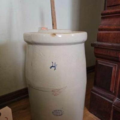 #3052 â€¢ Red Wing Butter Churn
