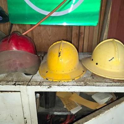 #2418 â€¢ (3) Firefighter Helmets
