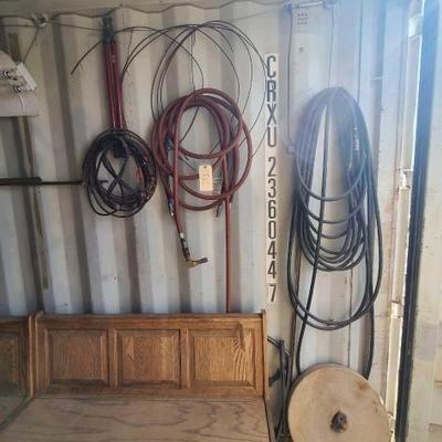 #2862 â€¢ Vintage Jumper Cables, Air Hoses, Hydraulic Lines
