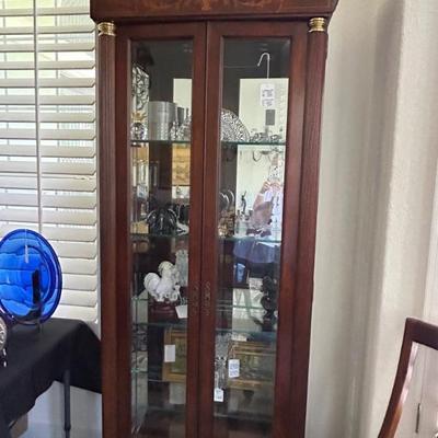 Inlaid Wood Lighted Display