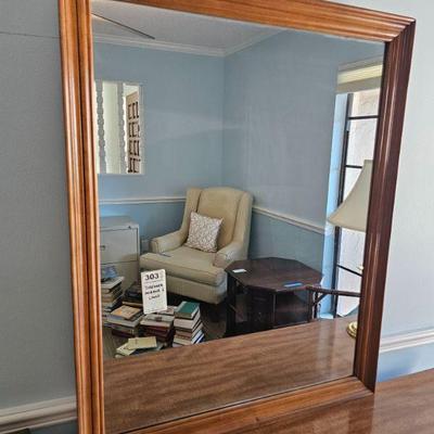 Lot 303  Dresser, Mirror 