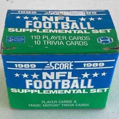 MHT002 - SCORE 1989 NFL Football Supplemental Trading Cards Set in Box