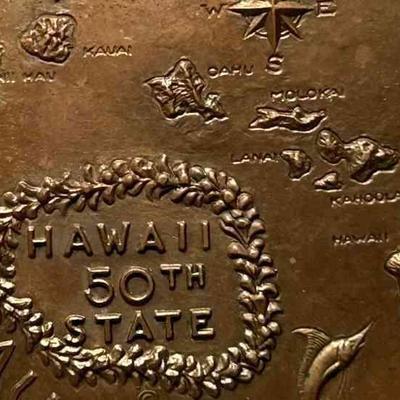 MHT387 - 1959 Bronze Hawaii Statehood Medal - ERROR