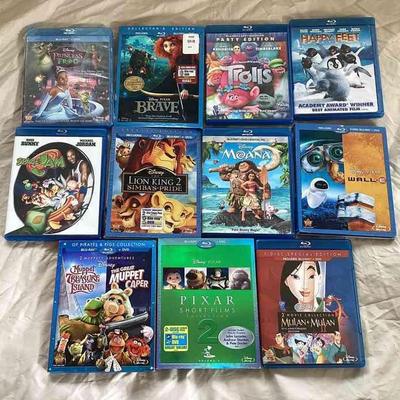 MHT217 - Movie Night! Lot of Blu-rays Mostly Disney