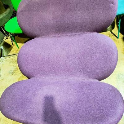 Tacchini purple bubble chair