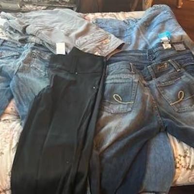 More jeans, many still with tags 