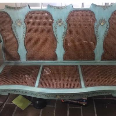 Hand painted bench, Domain Furniture 