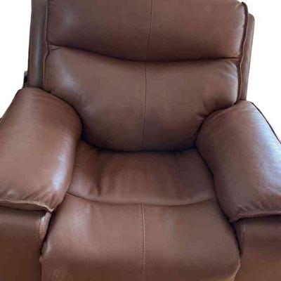 Palliser Wall Hugger Power Leather Recliner Providence * 2 Matching Chairs In Sale
