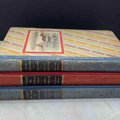 Random House 1946 Special Edition Lewis Carrol Books * Alice In Wonderland
