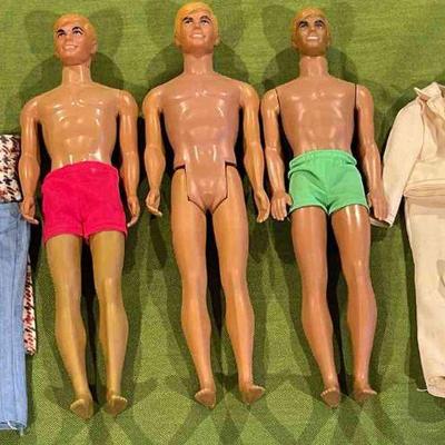 Vintage Ken Dolls * Hong Kong * Mattel
