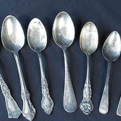 7 Sterling Silver Spoons * Total Weight 129.90
