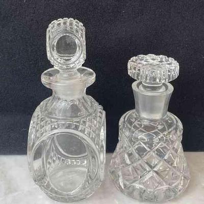 Clear Glass Decorative Perfume Bottles
