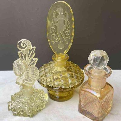 Vintage Perfume Bottles With Stoppers
