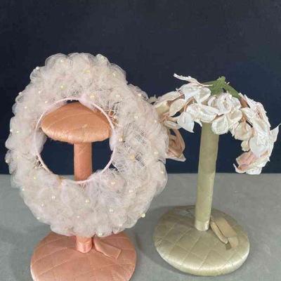 Vintage Pale Pinks Day Dress Headpieces
