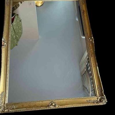Gilded Gold Hanging Mirror
