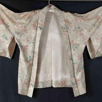 Unique Kimono * Pastel Pattern With Ecru Lining
