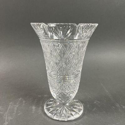 Lot 308 | Waterford Crystal Georgian Footed Vase
