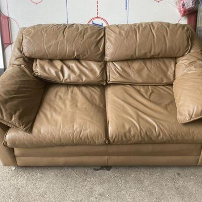 Lot 296 | Emerson Leather Loveseat