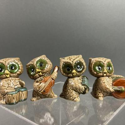 Lot 27 | Vintage MCM Porcelain Owl Band