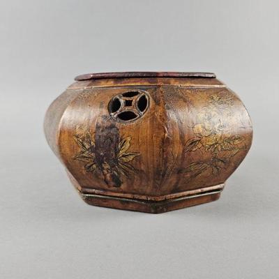 Lot 178 | Vintage Chinese Wooden Octagon Box