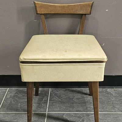 Lot 78 | Vintage MCM Sewing Chair