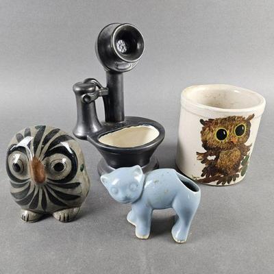 Lot 26 | Vintage Ceramic Planters & More!