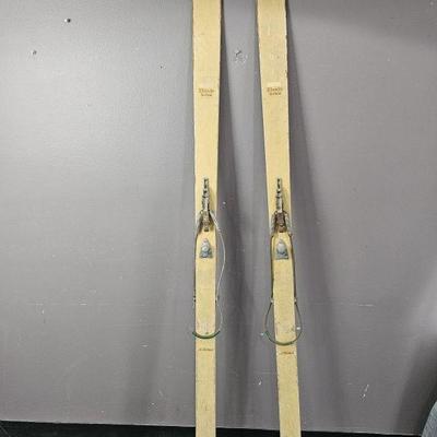 Lot 99 | Vintage Wooden Skis