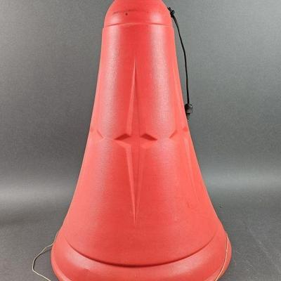 Lot 80 | Red Mission Bell Blow Mold Light