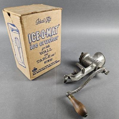Lot 54 | Vintage Climax Meat Grinder & Ice-O-Matic